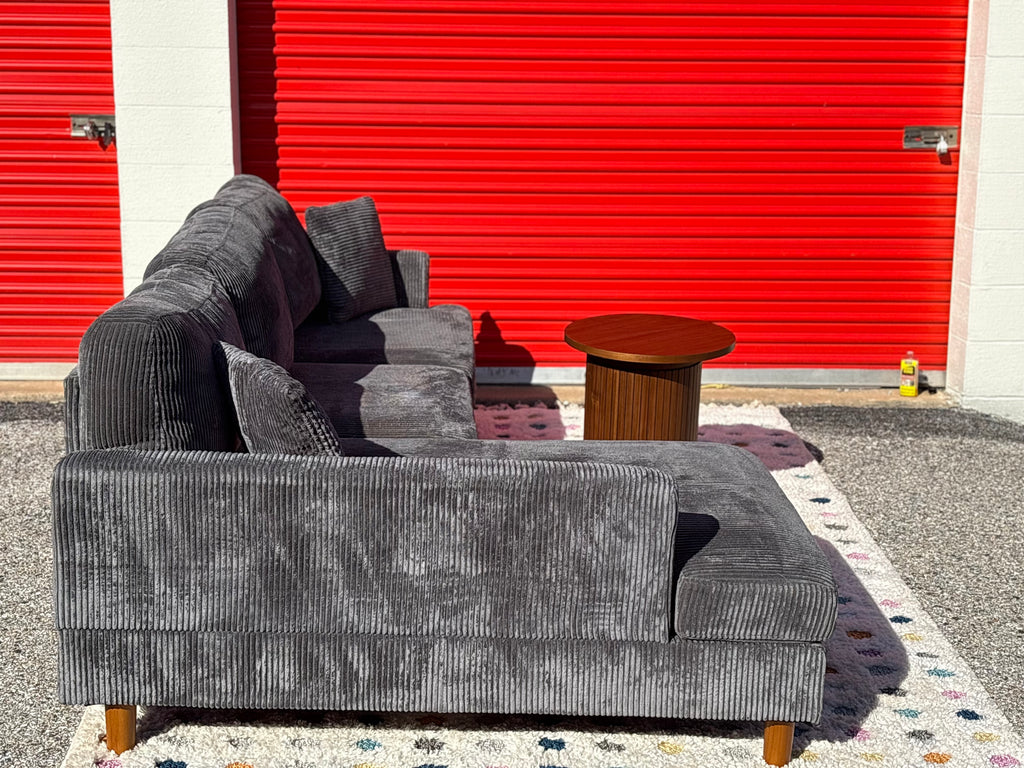 Grey 2 Piece Sectional with Pike and Main Coffee Table Set