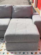 Value City 2 Piece (Chenille) Sectional Set