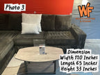 Ashley Furniture 2pc Sectional with all Pillows Included Set