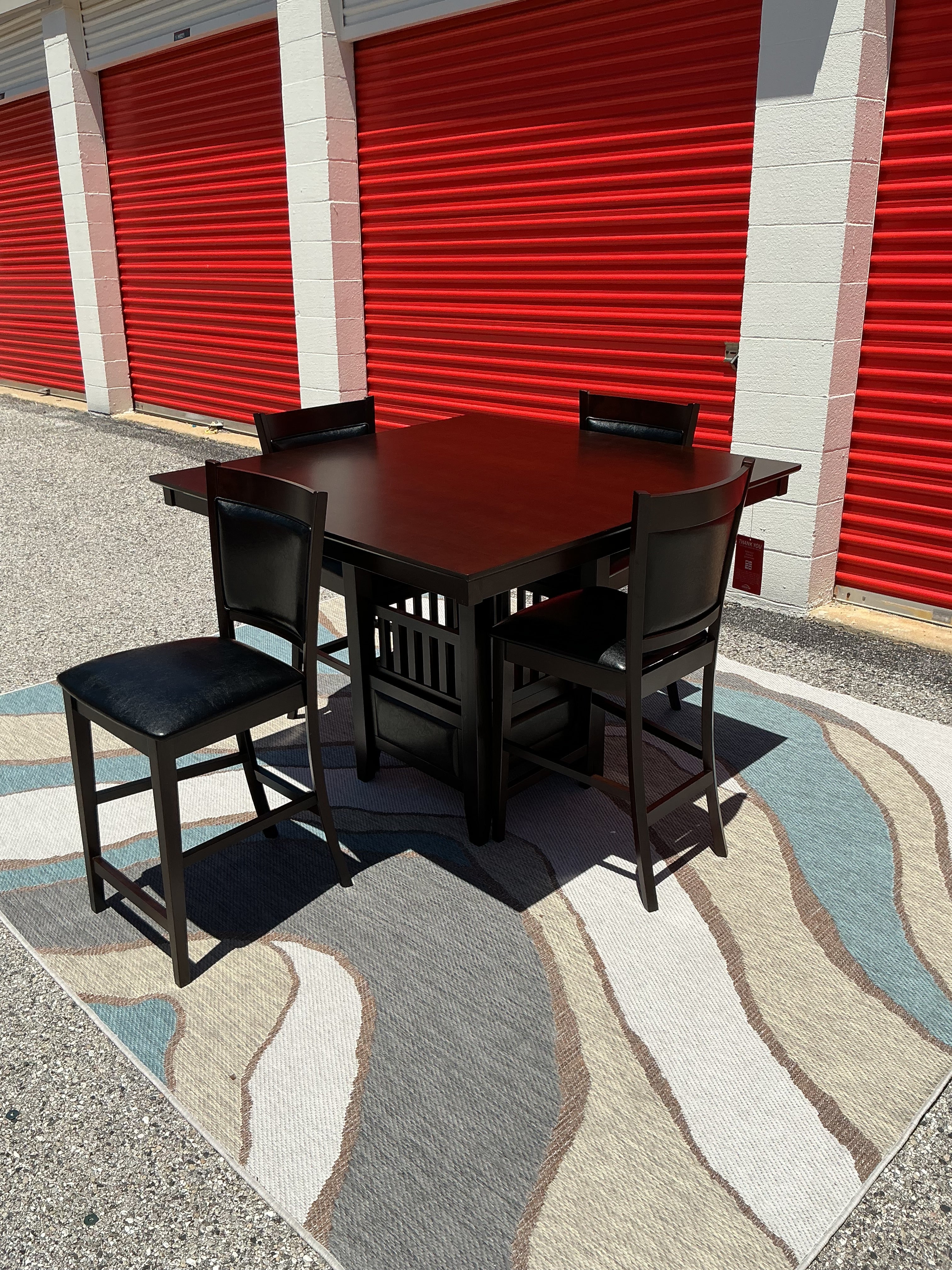 Jaden 5-Piece Square Counter Height Dinning Set
