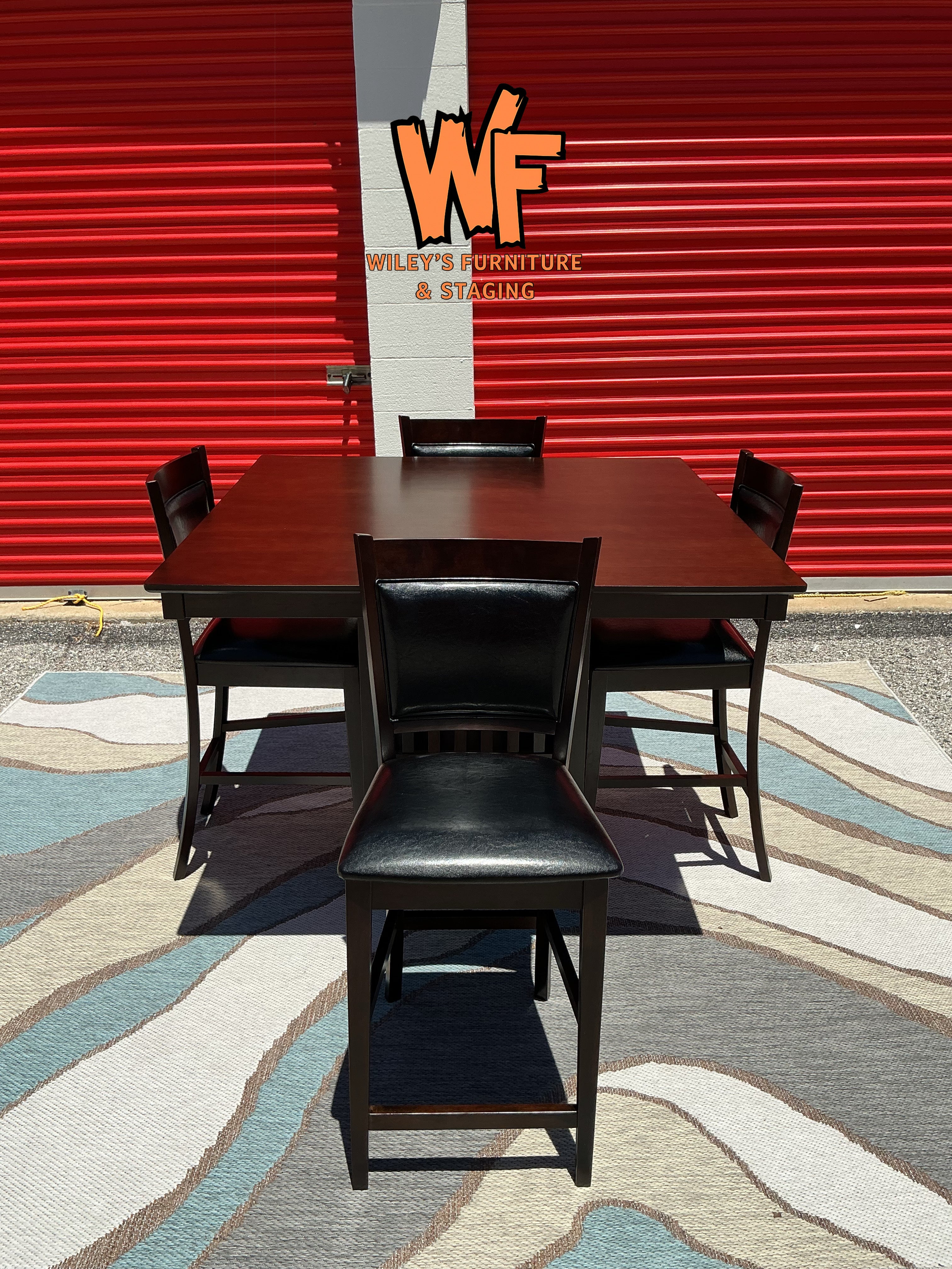 Jaden 5-Piece Square Counter Height Dinning Set