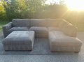 Thomasville 2 Piece Sectional with Ottoman Set