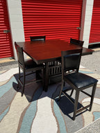 Jaden 5-Piece Square Counter Height Dinning Set