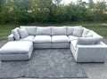 Thomasville (Lowell) 6 Piece Modular Sectional with Ottoman Set