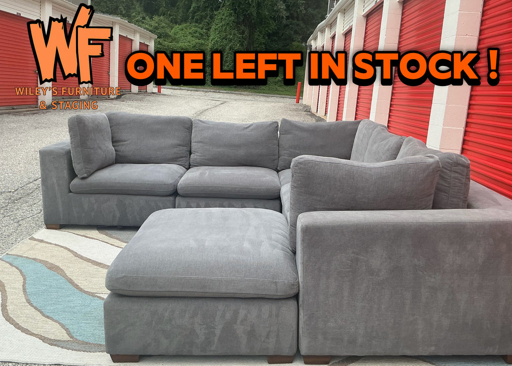 Thomasville 6 Piece Modular Sectional with Ottoman Included