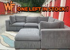Thomasville 6 Piece Modular Sectional with Ottoman Included
