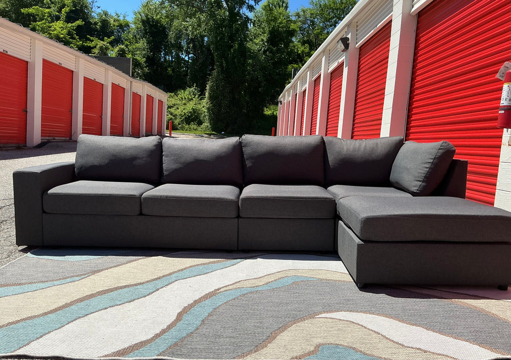 5 Piece (Low Profile) Sofa Set with Ottoman