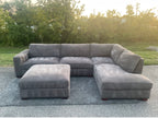 Thomasville 2 Piece Sectional with Ottoman Set