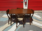 5-Piece Chestnut Rectangular Dinning Set