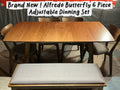 Alfredo 6- Piece Butterfly Leaf Dinning Set