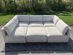 Thomasville (Henredon) 6 Piece Sectional with Ottoman Set