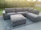 Thomasville 2 Piece Sectional with Ottoman Set