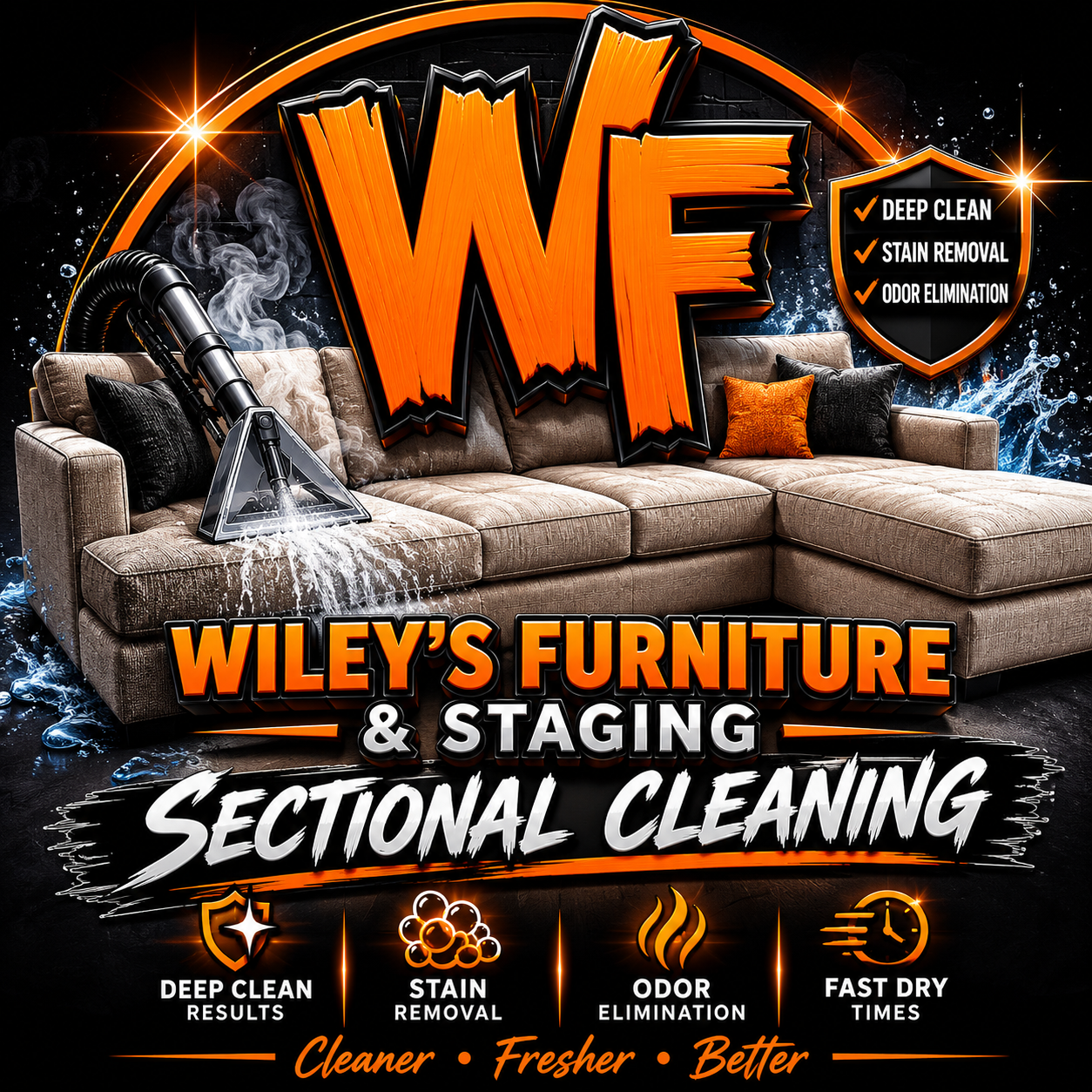 Signature Large Sectional Restoration (3-4 Pieces)