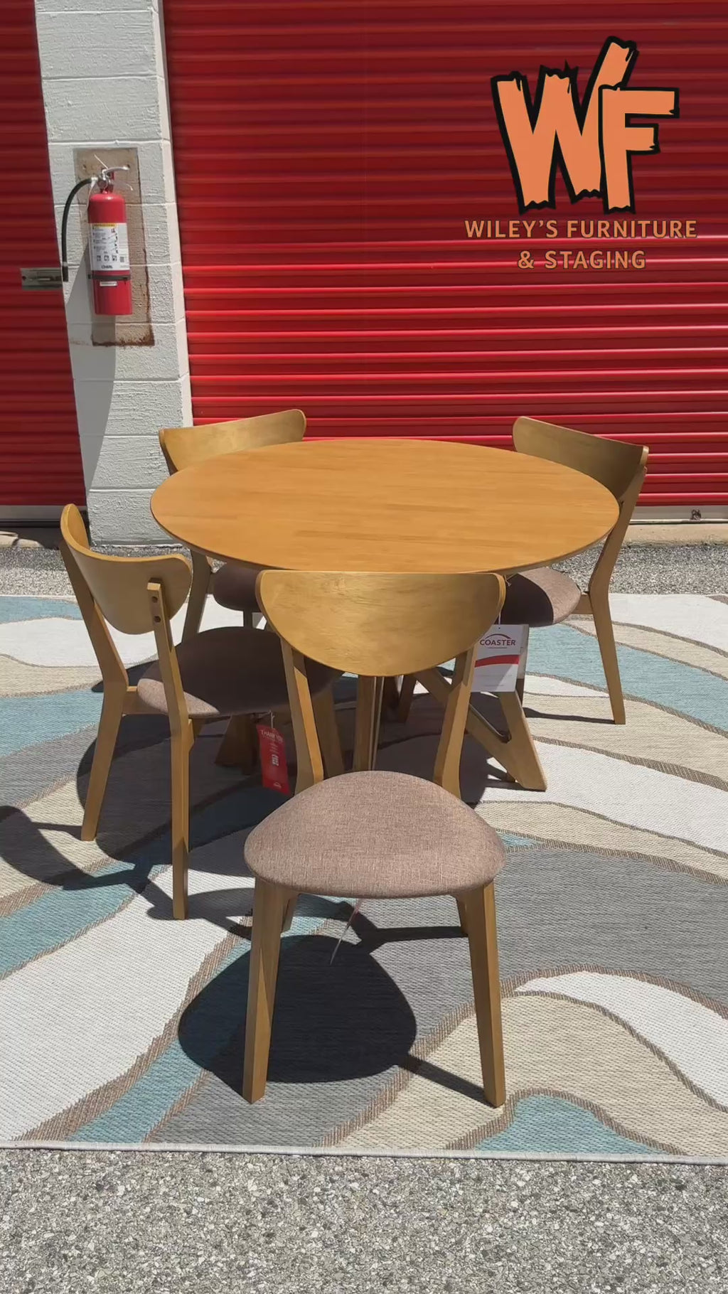Elowen 5-Piece Round Dinning Set