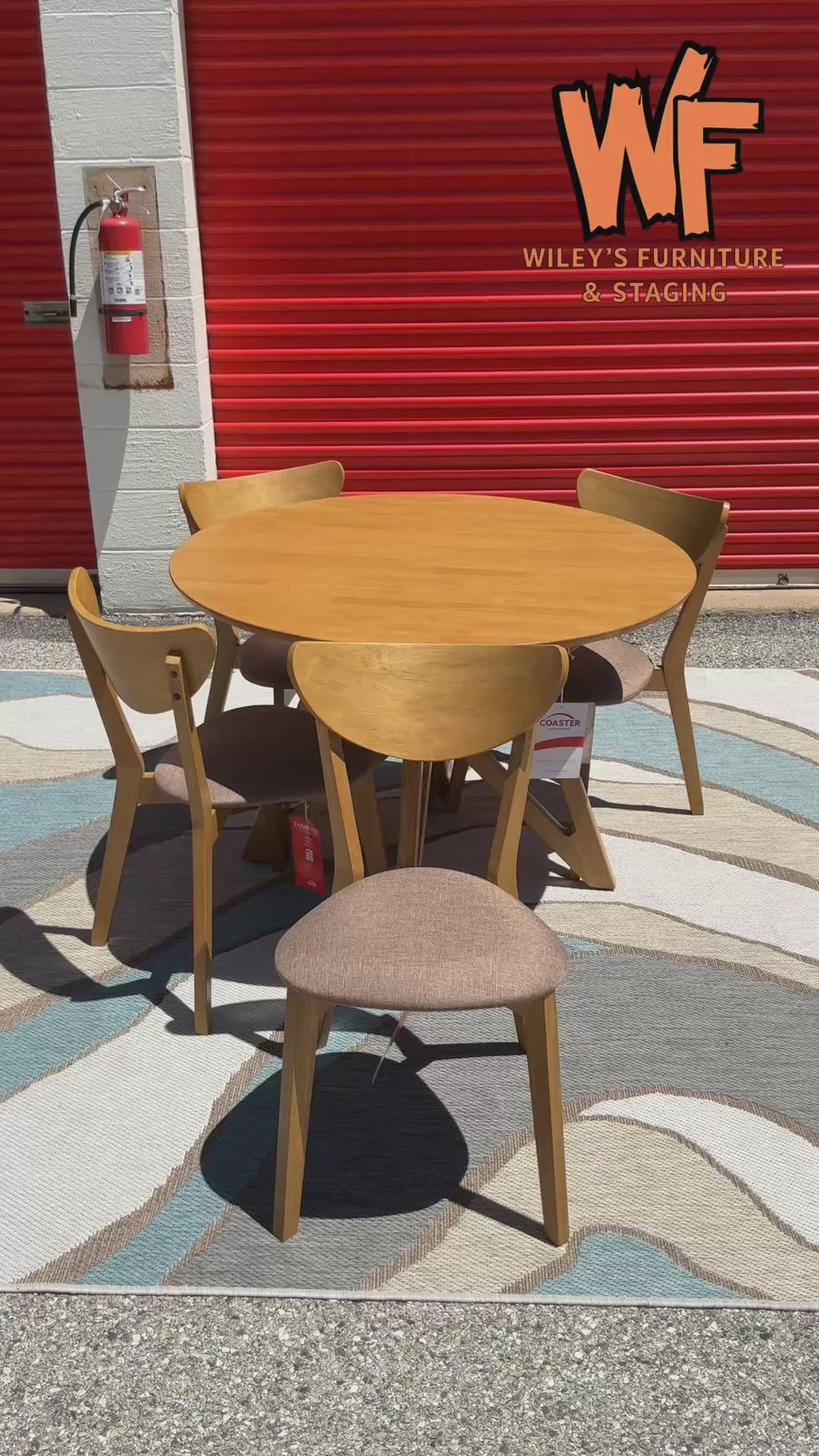 Elowen 5-Piece Round Dinning Set