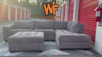 Thomasville (Miles) 2 Piece Sectional with Ottoman Set