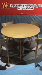 Elowen 5-Piece Round Dinning Set