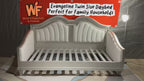 Evangeline Twin Daybed in Silver Oak